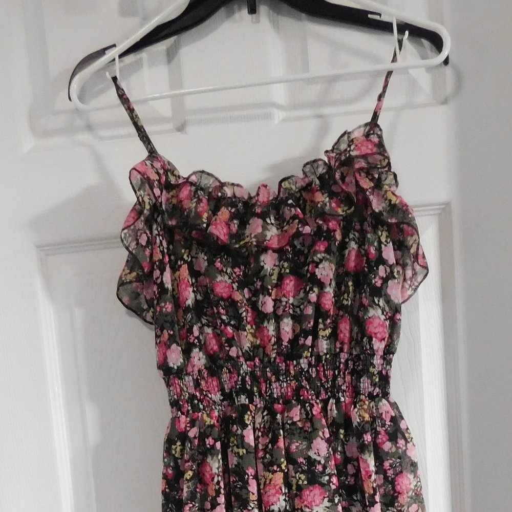 Candies Floral Lined Maxi Dress